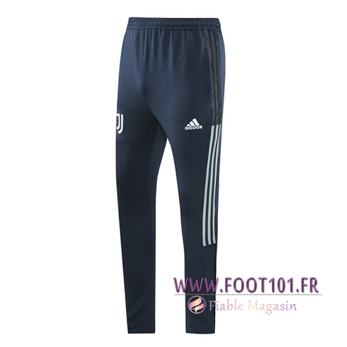 Training Pantalon Foot Juventus Bleu Marin/Blanc 2021/2022