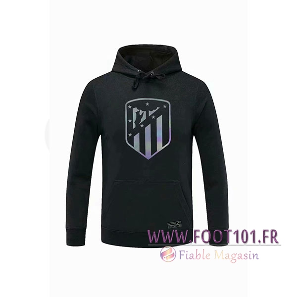 Training Sweatshirt Capuche Atletico Madrid Noir 2020/2021