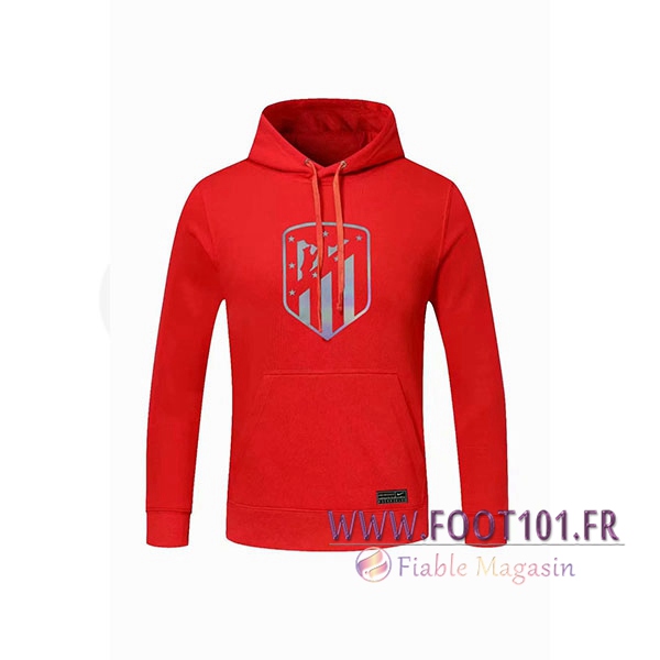 Training Sweatshirt Capuche Atletico Madrid Rouge 2020/2021