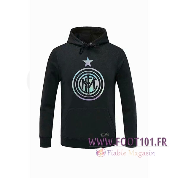 Training Sweatshirt Capuche Inter Milan Noir 2020/2021