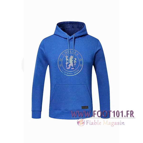 Training Sweatshirt Capuche FC Chelsea Bleu 2020/2021