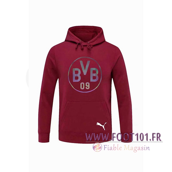 Training Sweatshirt Capuche Dortmund BVB Violet 2020/2021