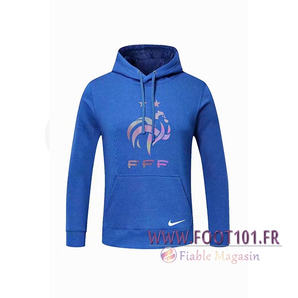 Training Sweatshirt Capuche France Bleu 2020/2021