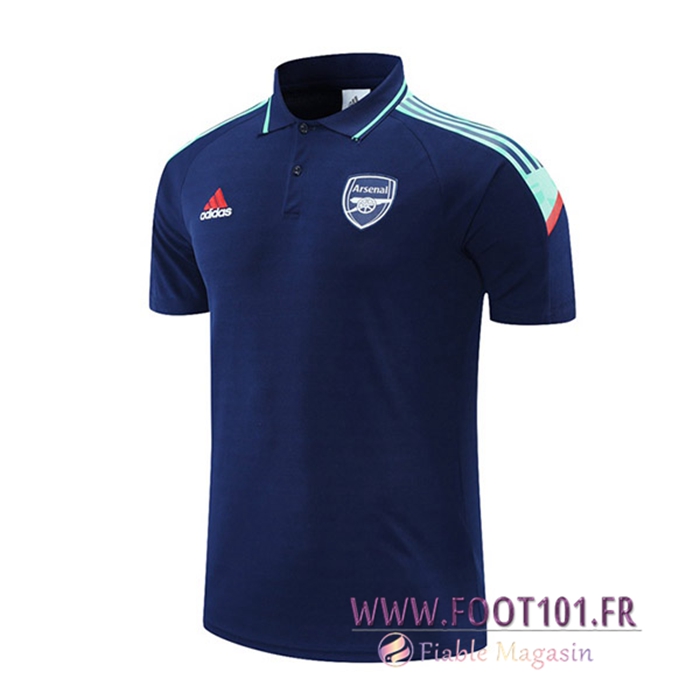 Polo Foot FC Arsenal Blanc/Rouge 2021/2022