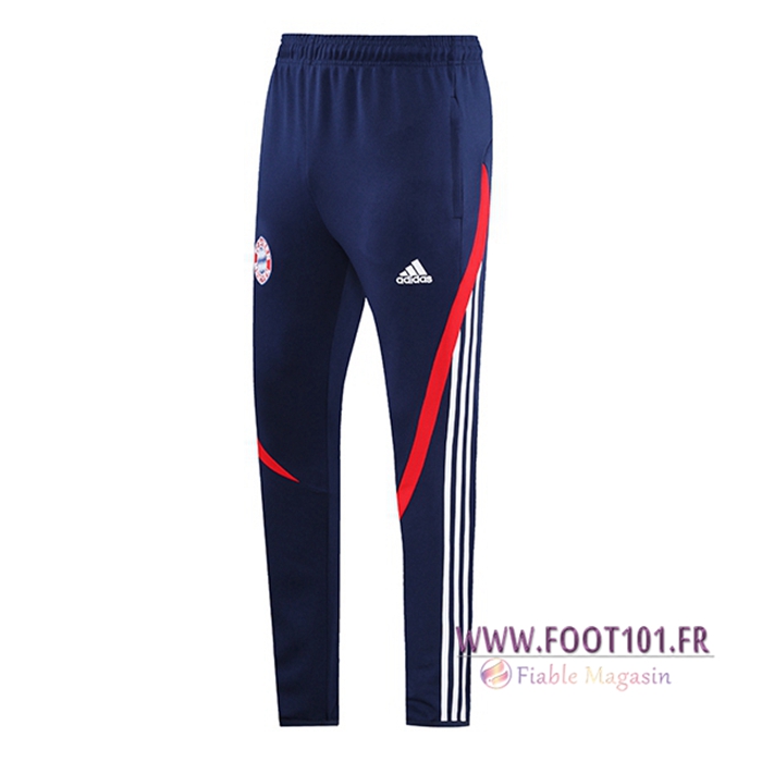 Training Pantalon Foot Bayern Munich Rouge/Blanc/Bleu Marin 2021/2022