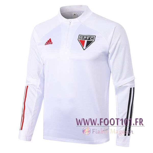 Training Sweatshirt Sao Paulo FC Blanc 2020/2021