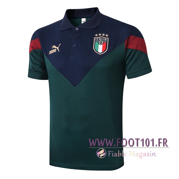 Polo Foot Italie Vert 2020/2021