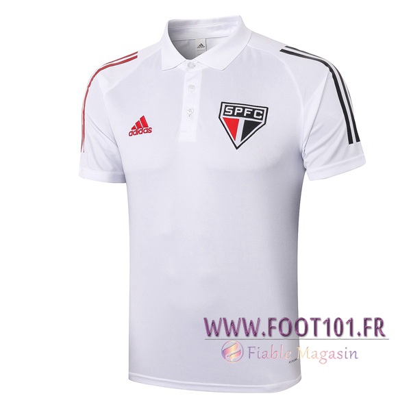 Polo Foot Sao Paulo FC Blanc 2020/2021
