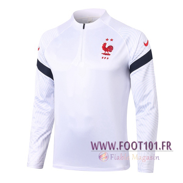 Training Sweatshirt France Blanc 2020/2021