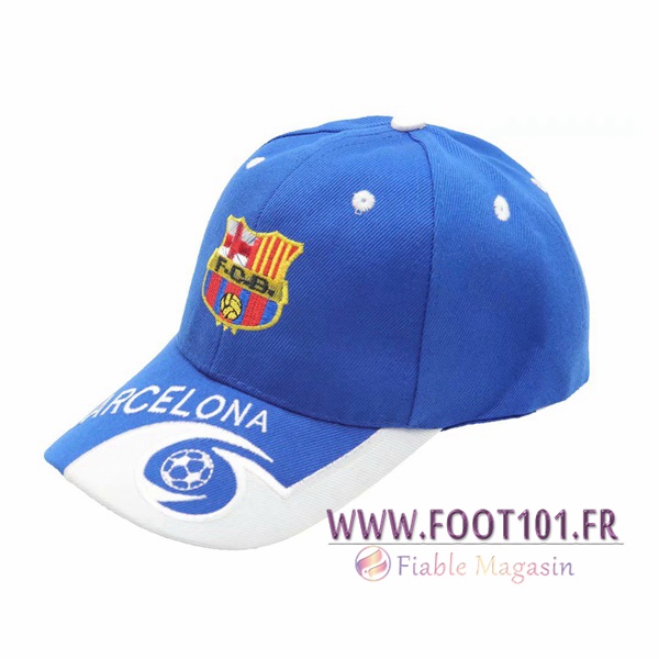 Casquette de Foot FC Barcelone Bleu