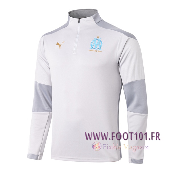 Training Sweatshirt Marseille OM Gris 2020/2021