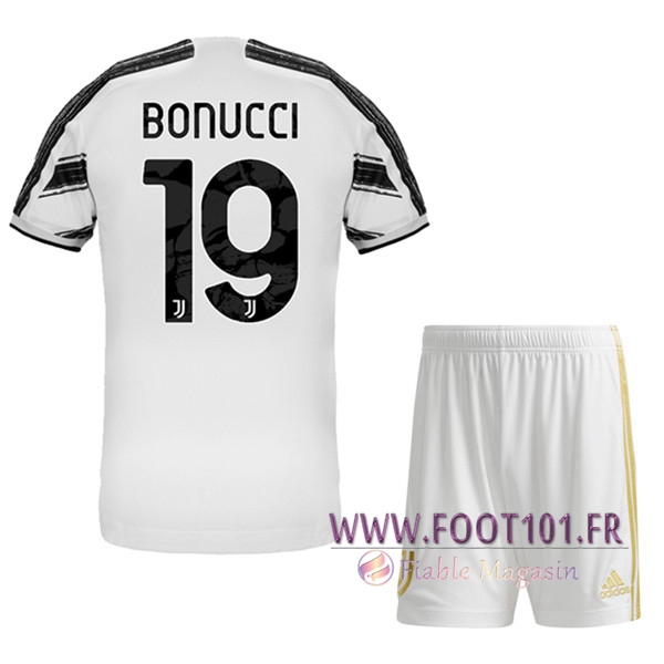 Maillot de Foot Juventus (BONUCCI 19) Enfants Domicile 2020/2021