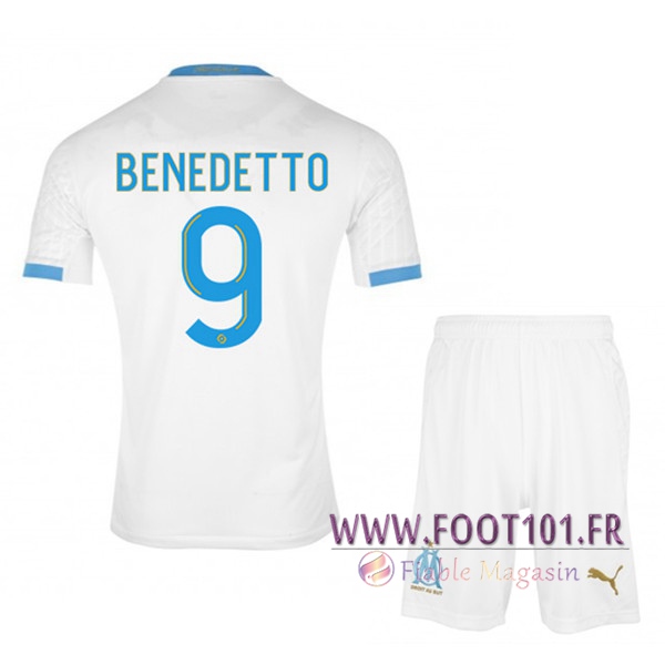 Maillot Foot Marseille OM (Benedetto 9) Enfants Domicile 2020/2021