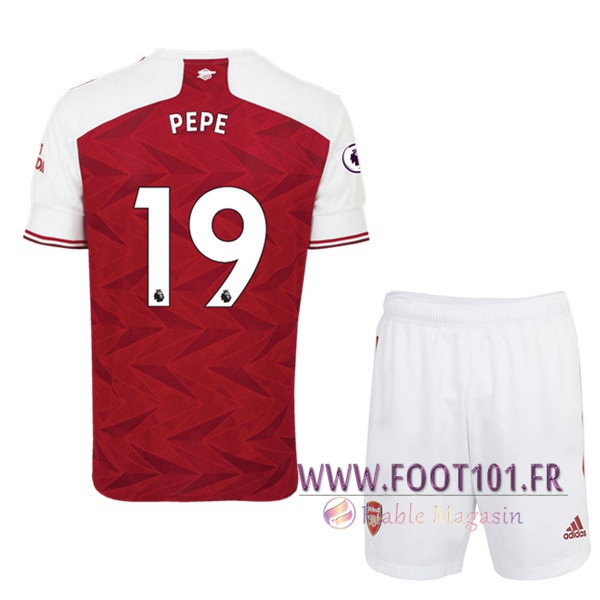 Maillot Foot Arsenal (Pepe 19) Enfants Domicile 2020/2021