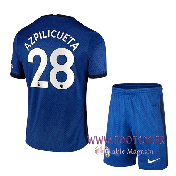 Maillot Foot FC Chelsea (Azpilicueta 28) Enfants Domicile 2020/2021