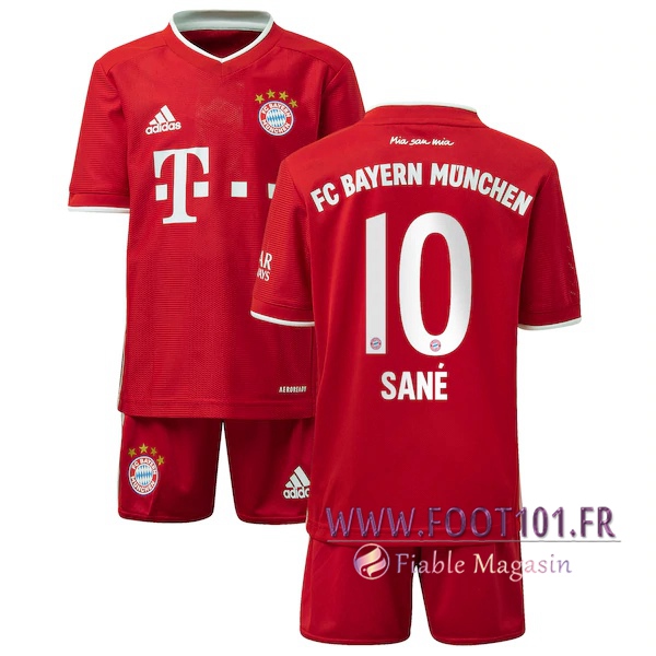 Maillot Foot Bayern Munich (Sané 10) Enfants Domicile 2020/2021