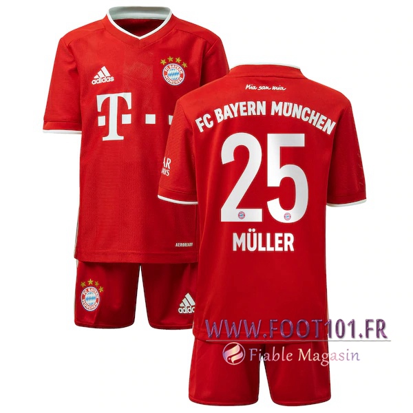 Maillot Foot Bayern Munich (Müller 25) Enfants Domicile 2020/2021