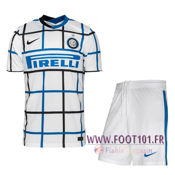 Nouveau Maillot de Foot Inter Milan Enfant Exterieur 2020/2021