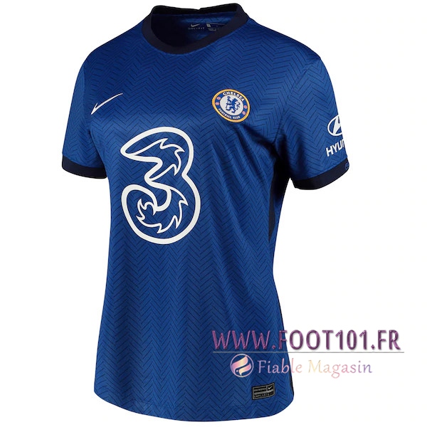 Nouveaux Maillot Foot FC Chelsea Femme Domicile 2020/2021