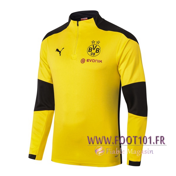 Training Sweatshirt Dortmund BVB Jaune 2020/2021