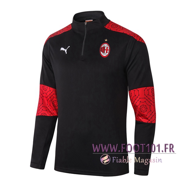 Training Sweatshirt Milan AC Noir 2020/2021