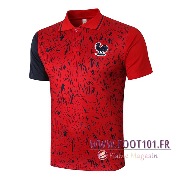 Polo Foot France Rouge 2020/2021