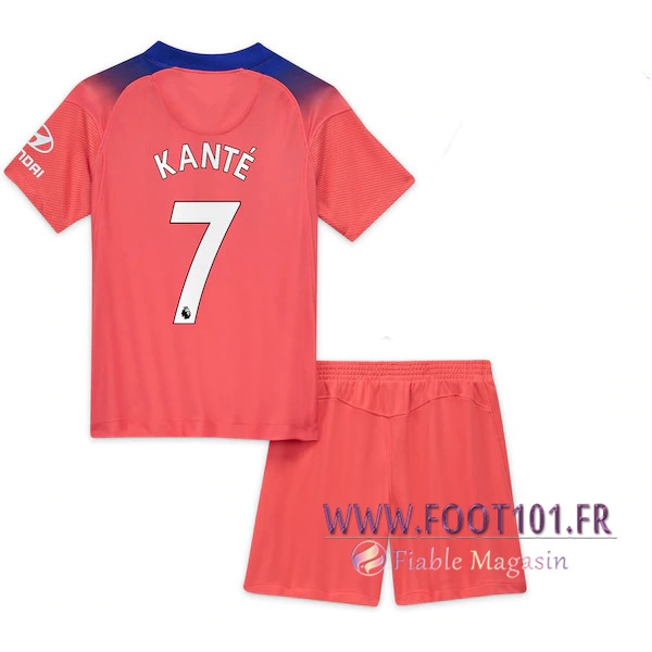 Maillot de Foot FC Chelsea (Kanté 7) Enfants Third 2020/2021