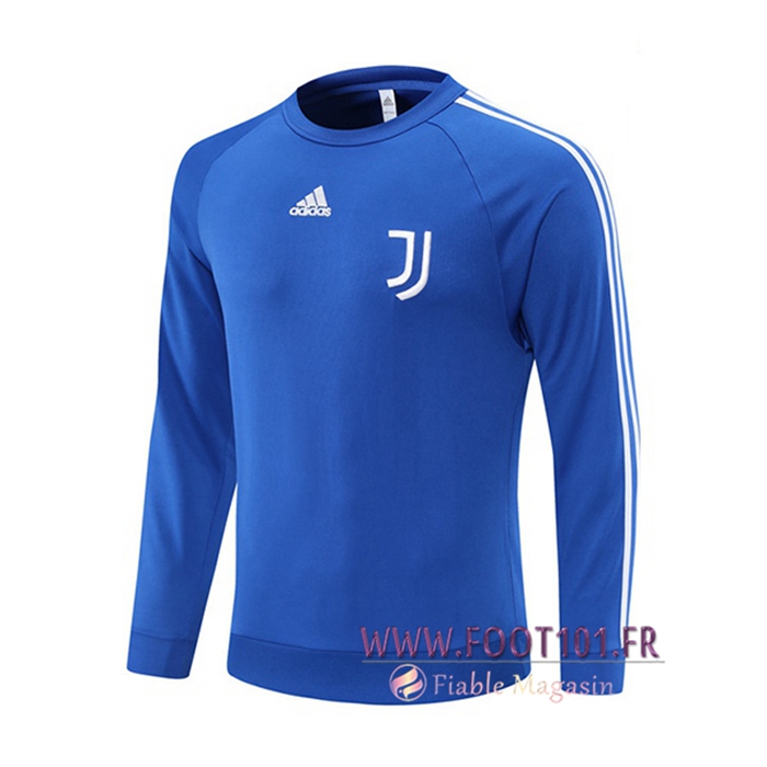 Sweatshirt Training Juventus Bleu/Blanc 2021/2022