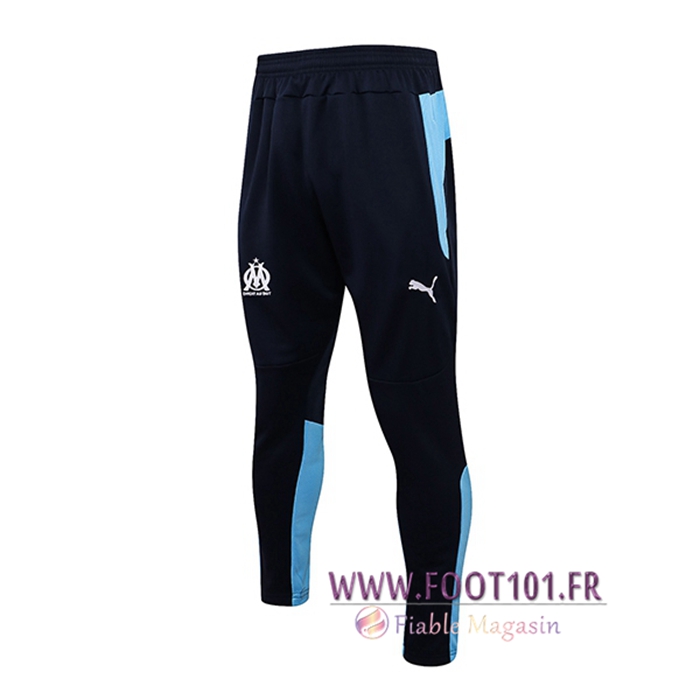 Training Pantalon Foot Marseille OM Bleu/Noir 2021/2022