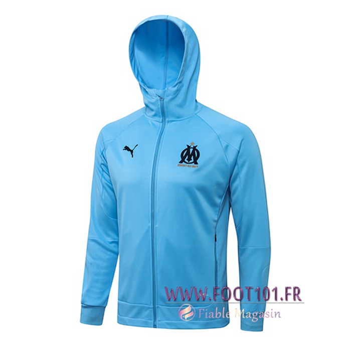 Veste A Capuche Marseille OM Bleu 2021/2022