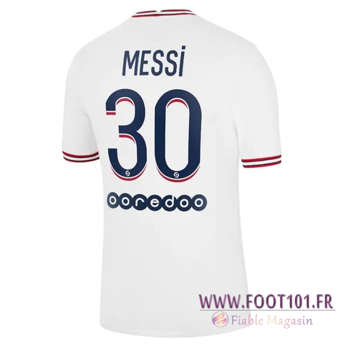 Maillot de Foot PSG Jordan (Messi 30) Fourth 2021/2022