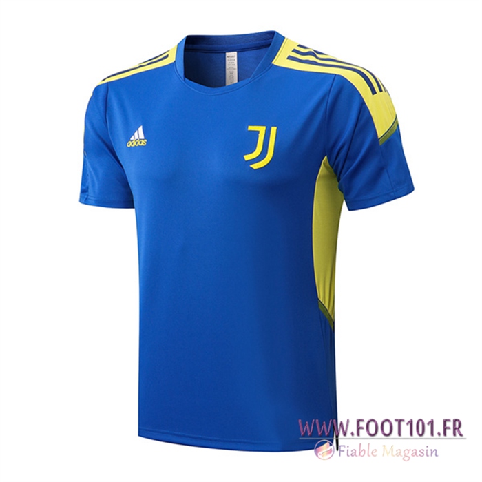 Training T-Shirts Juventus Bleu/Jaune 2022/2023