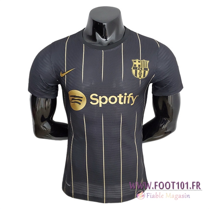 Maillot de Foot FC Barcelone Player Version Noir 2022/2023