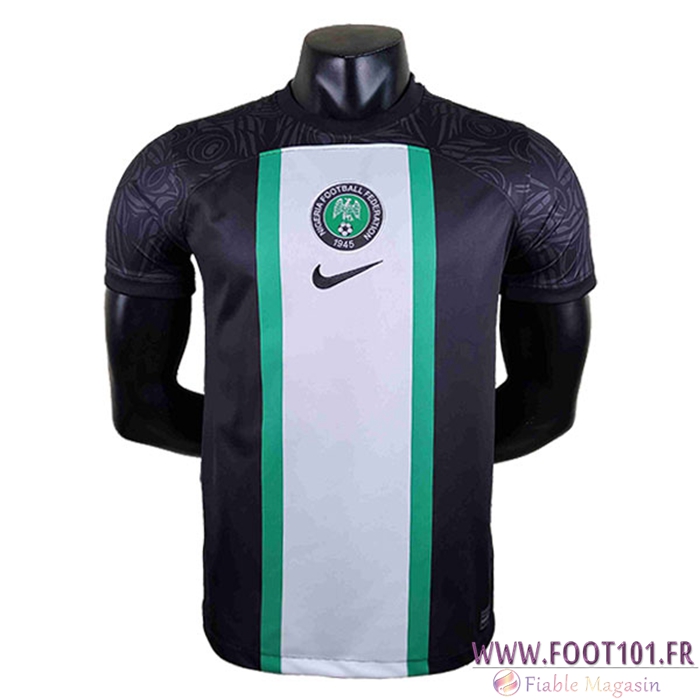 Maillot Equipe Foot Nigeria Noir/Blanc 2022/2023