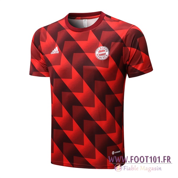 Training T-Shirts Bayern Munich Noir/Rouge 2022/2023
