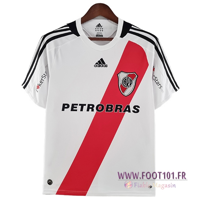 Maillot de Foot River Plate Retro Domicile Manches Longues 2009/2010