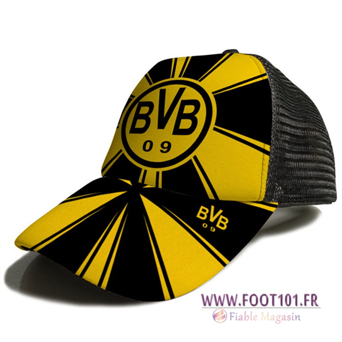 Casquette de Foot Dortmund BVB Jaune/Noir 2023