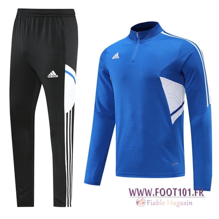 Ensemble Survetement de Foot Adidas Bleu 2022/2023