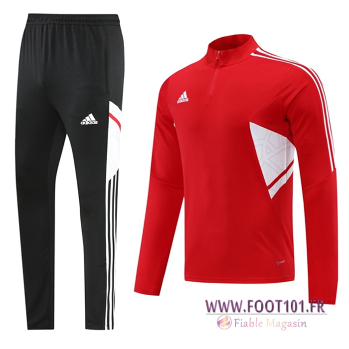 Ensemble Survetement de Foot Adidas Rouge 2022/2023