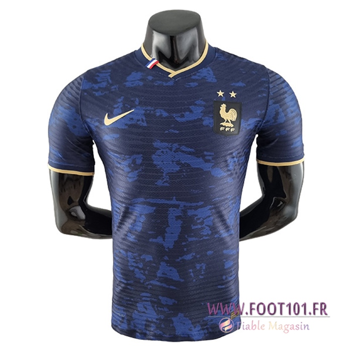 Maillot de Foot France Special Edition Bleu Marin Coupe Du Monde 2022