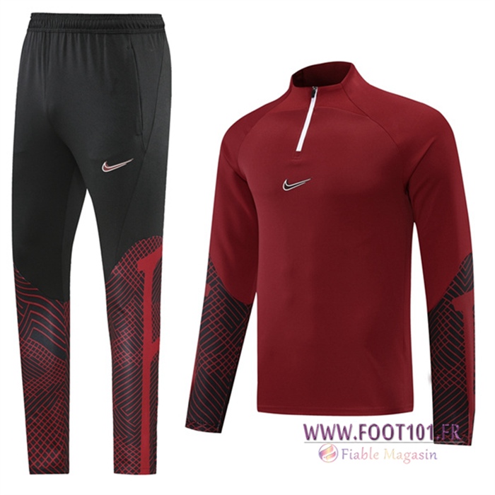 Ensemble Survetement de Foot Nike Rouge Fonce 2022/2023