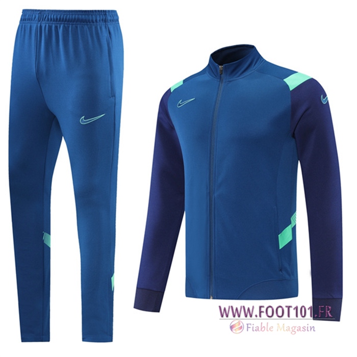 Ensemble Survetement de Foot - Veste Nike Bleu 2022/2023