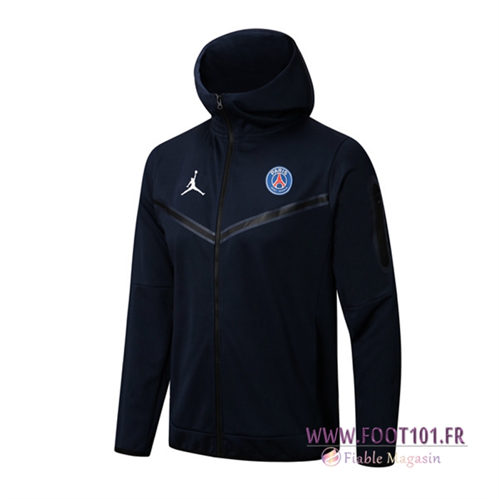 Veste A Capuche Jordan PSG Bleu Marin 2022/2023