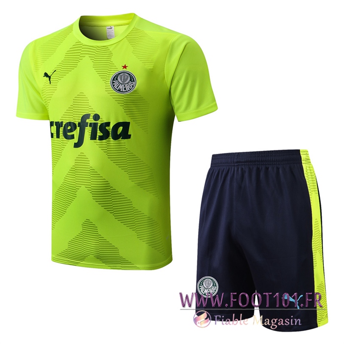 Ensemble Training T-Shirts + Shorts Palmeiras Vert 2022/2023