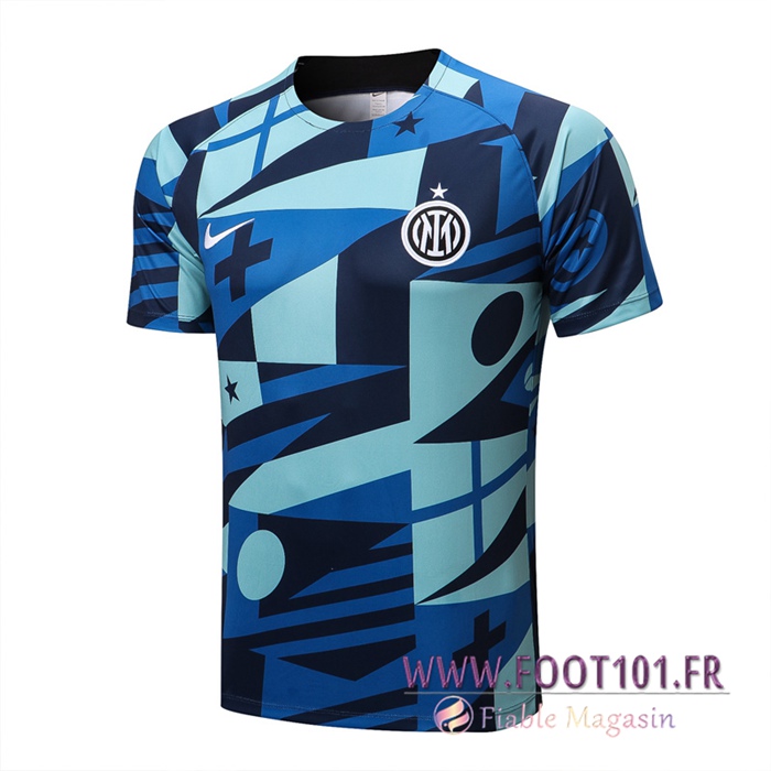Training T-Shirts Inter Milan Bleu/Vert 2022/2023