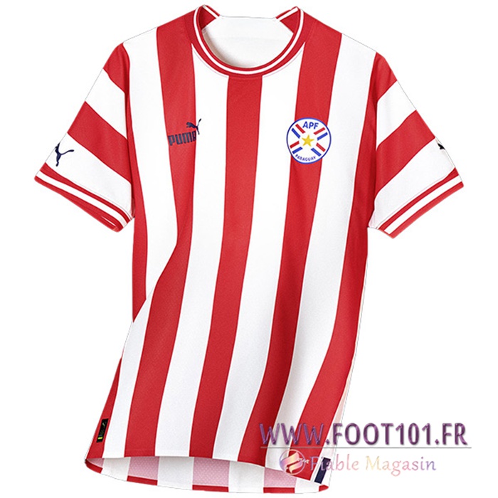 Nouveau Maillot Equipe Foot Paraguay Domicile 2022/2023