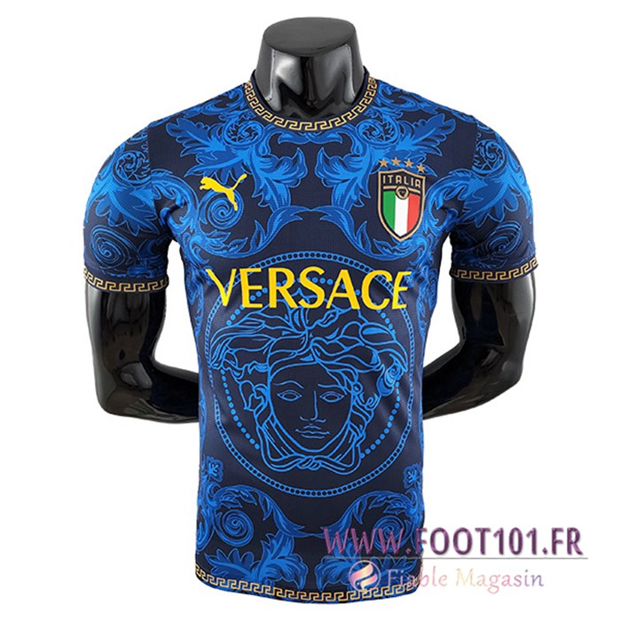 Maillot Equipe Foot Italie Versace Bleu 2022/2023