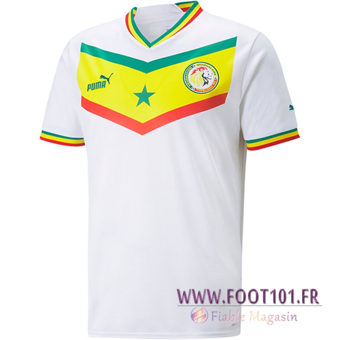 Nouveau Maillot de Foot Sénégal Domicile Coupe du monde 2022