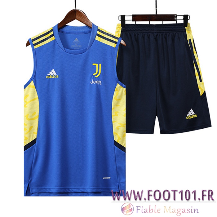 Ensemble Training Debardeur + Shorts Juventus Bleu 2022/2023