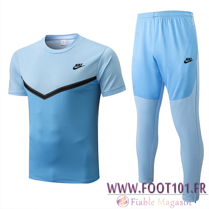 Ensemble Training T-Shirts + Pantalon Nike Bleu 2022/2023